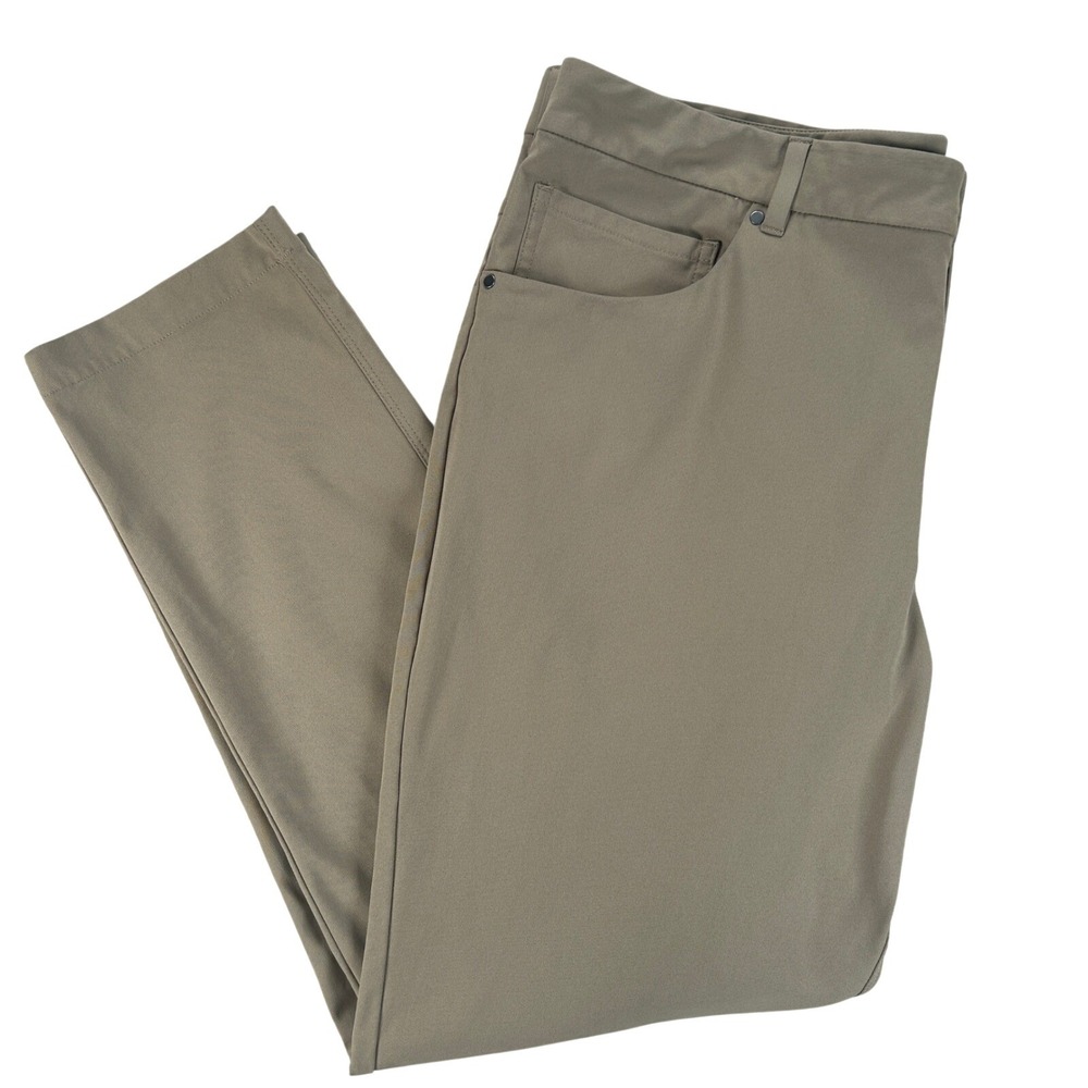 VRST Limitless Slim Fit Chino Pants Mens‎ 38x30 Khaki Tan Gorpcore Techwear